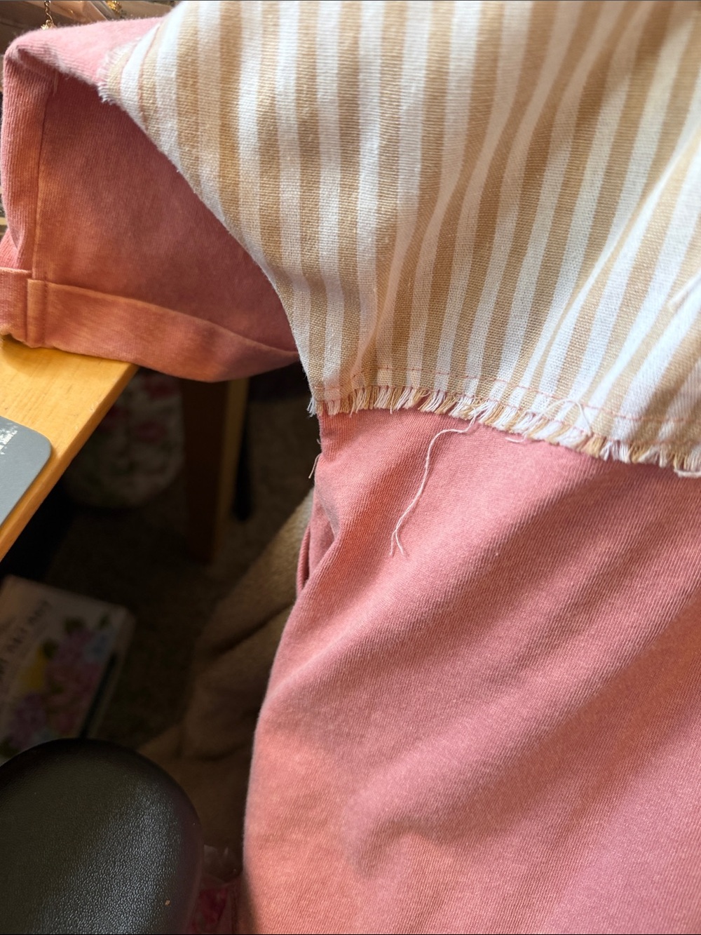 Oli & Hali Pink Striped Top - Picture 3 of 4